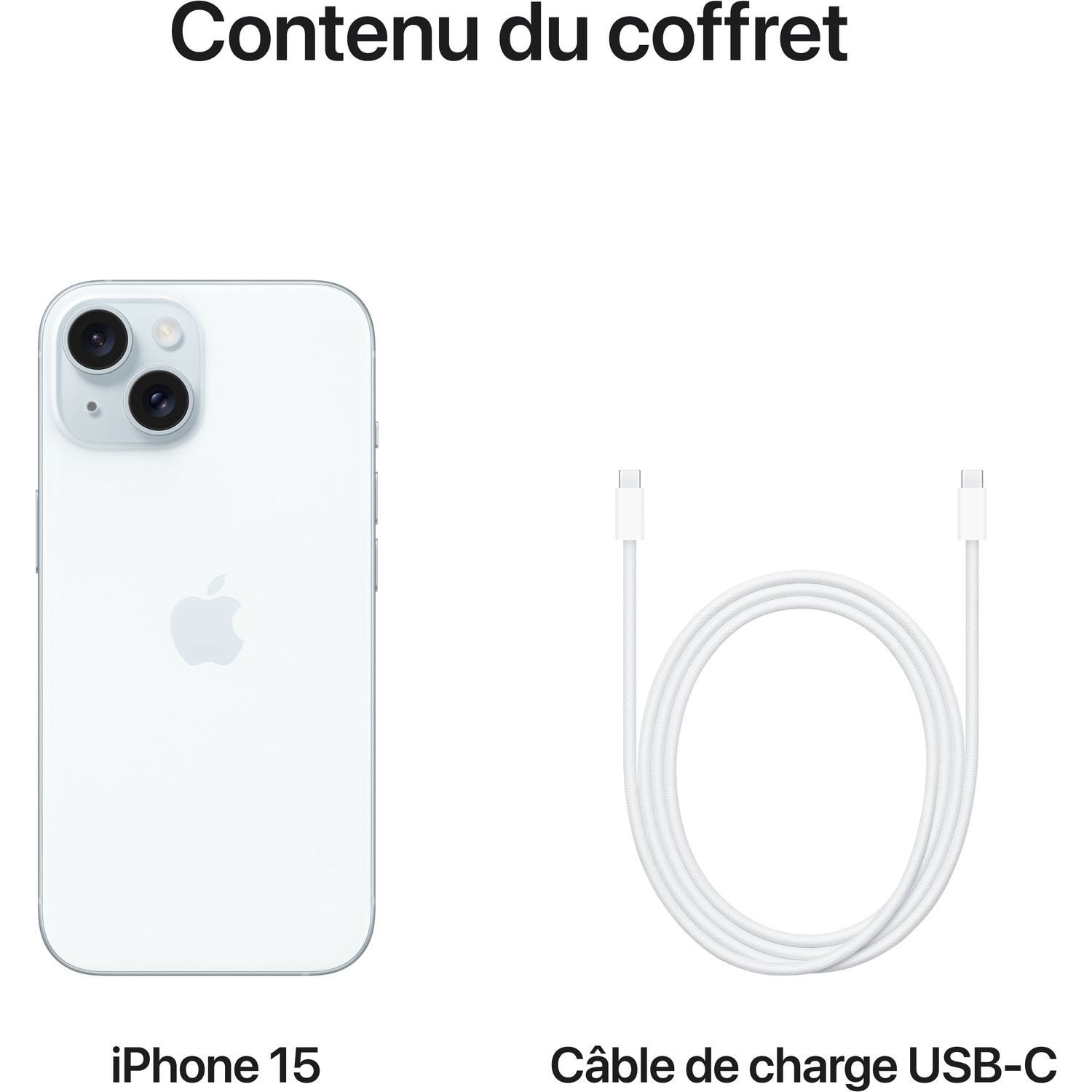 Voir la diapositive 5 : APPLE iPhone 15 128Go - Bleu