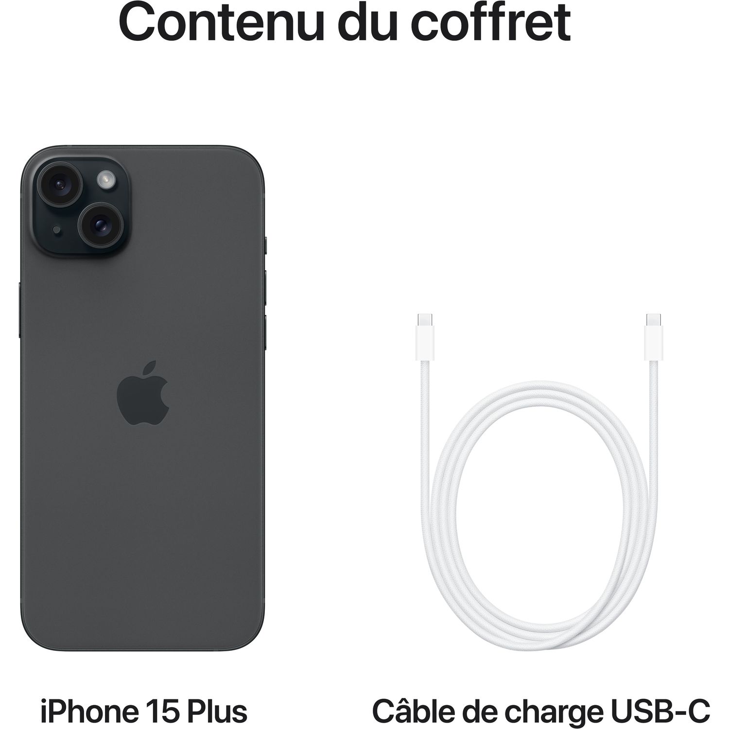 Voir la diapositive 5 : APPLE iPhone 15 Plus 256 Go - Noir