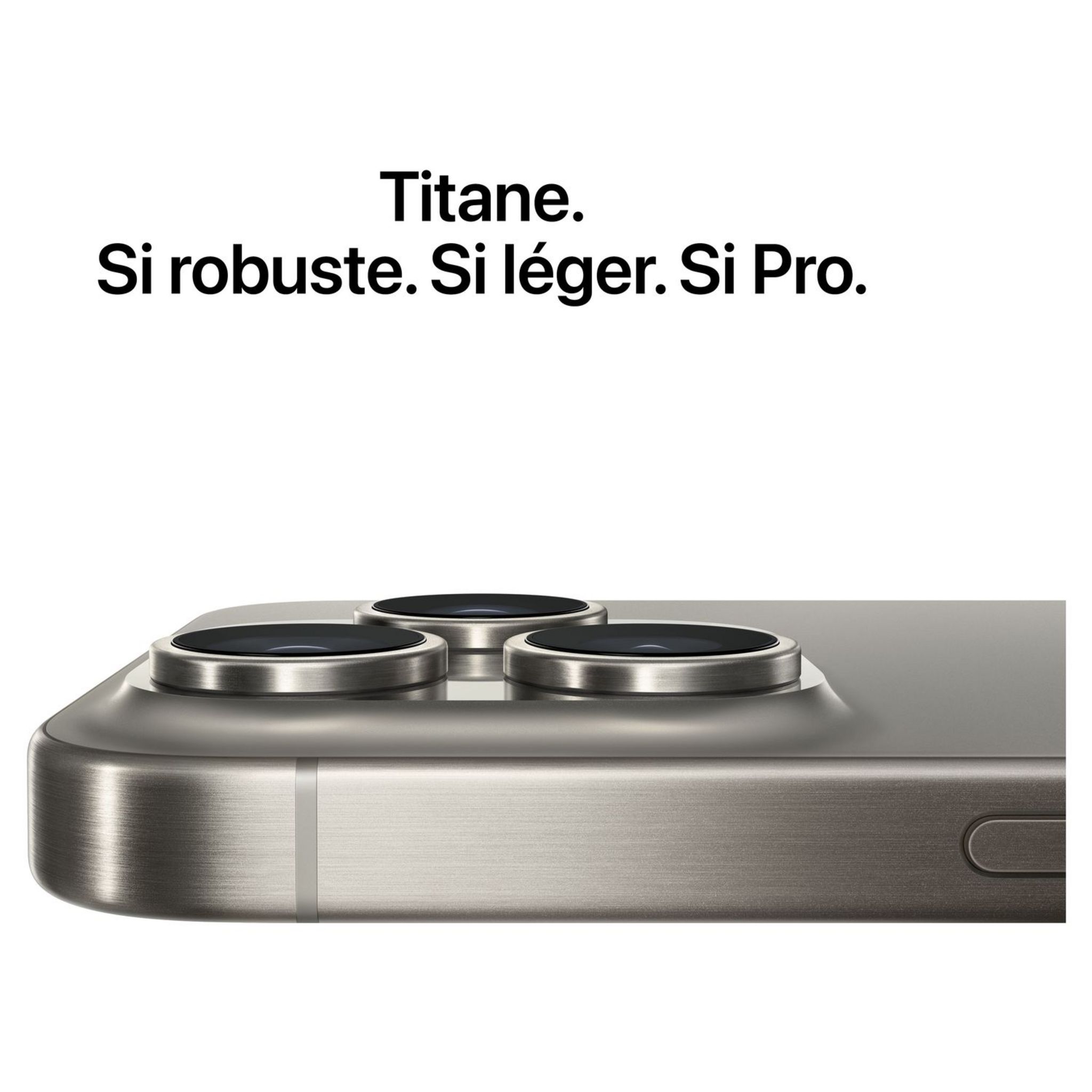 Voir la diapositive 3 : APPLE iPhone 15 Pro 512 Go - Titane Blanc