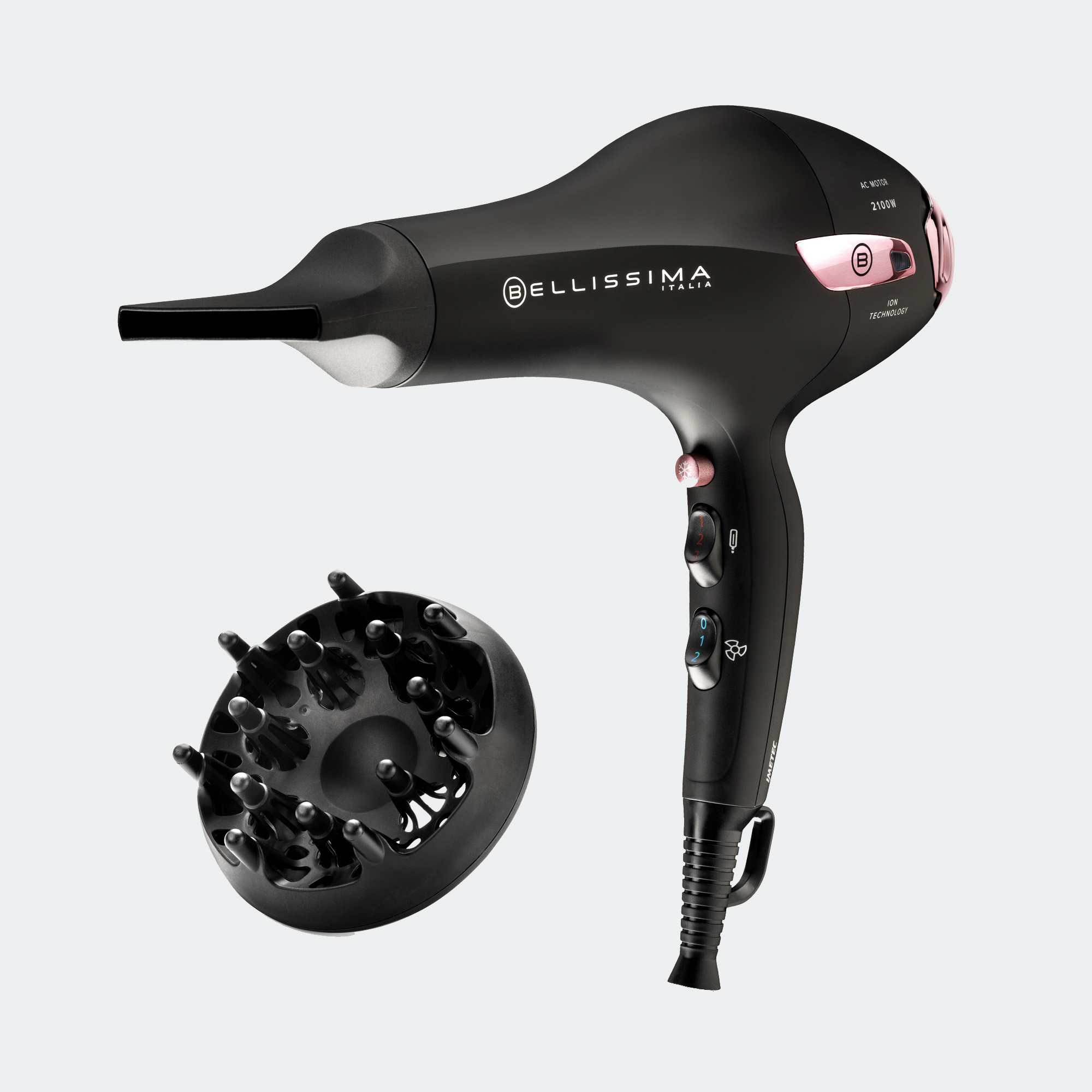 Voir la diapositive 6 : BELLISSIMA Sèche cheveux professionnel P7 3200 - Noir