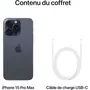 APPLE iPhone 15 Pro Max 256 Go - Titane Noir