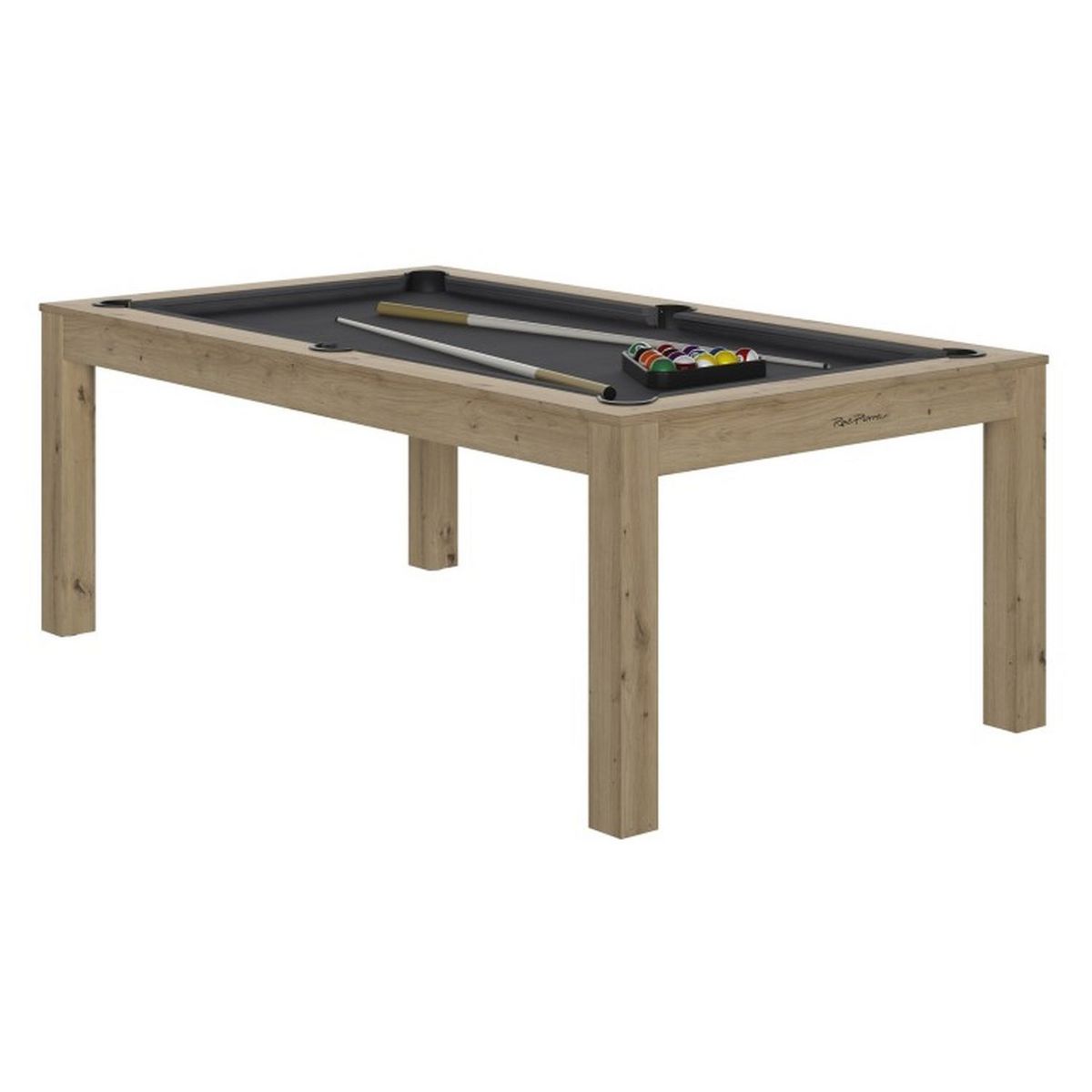 RENE PIERRE Billard Charme chêne Tapis Slate