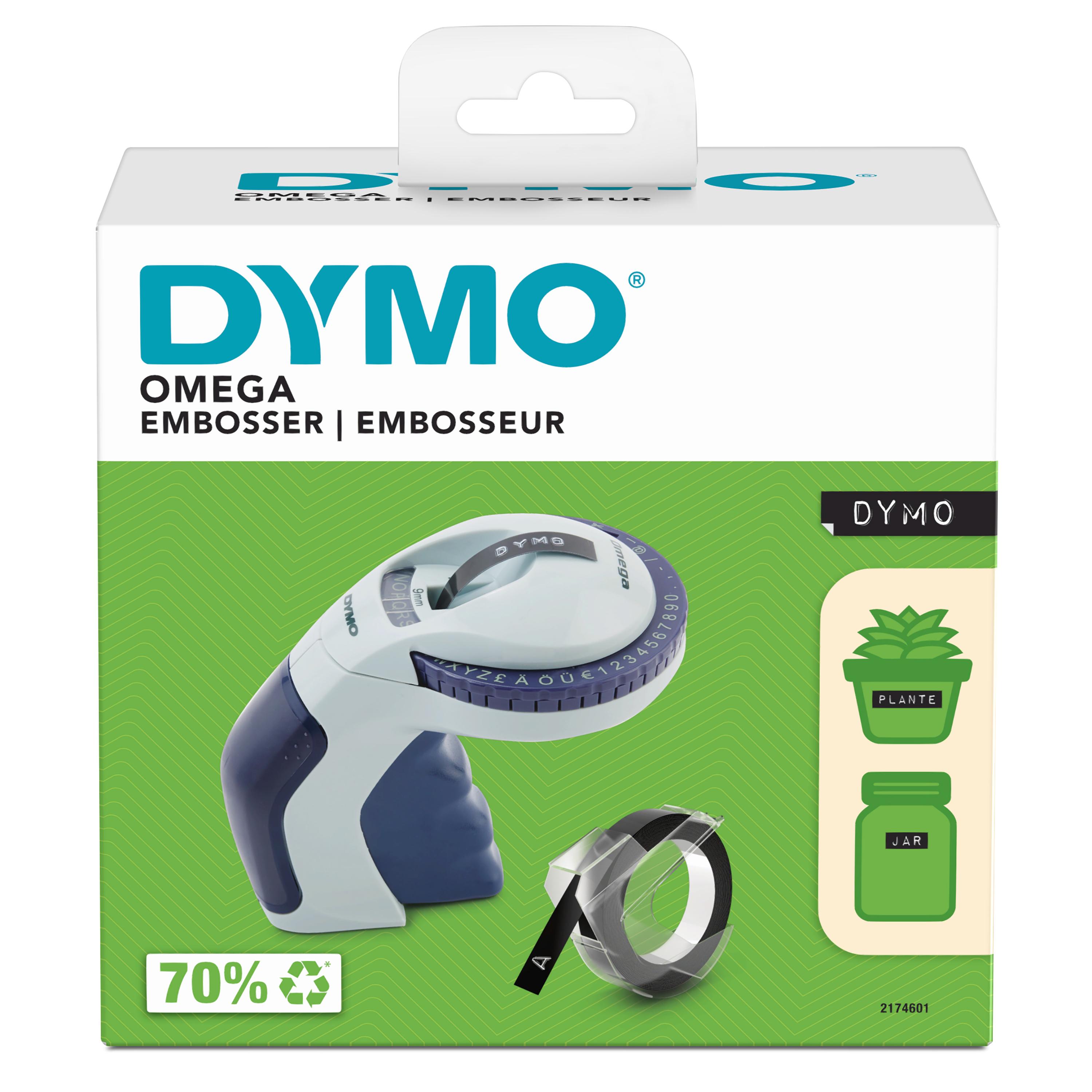 Embosseur Omega + 1 ruban Dymo