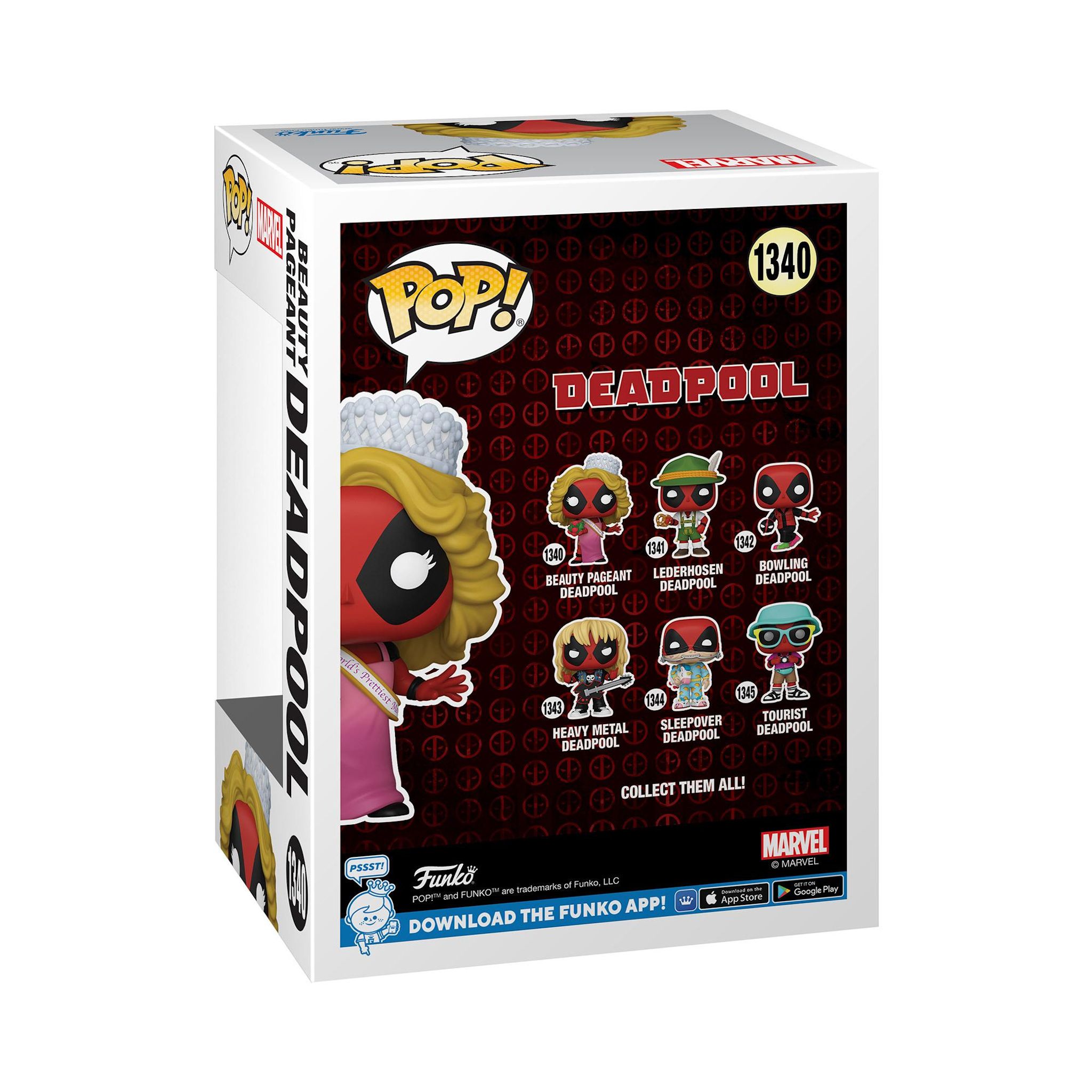 Voir la diapositive 2 : FUNKO Figurine Pop Deadpool Beauty Pageant Marvel