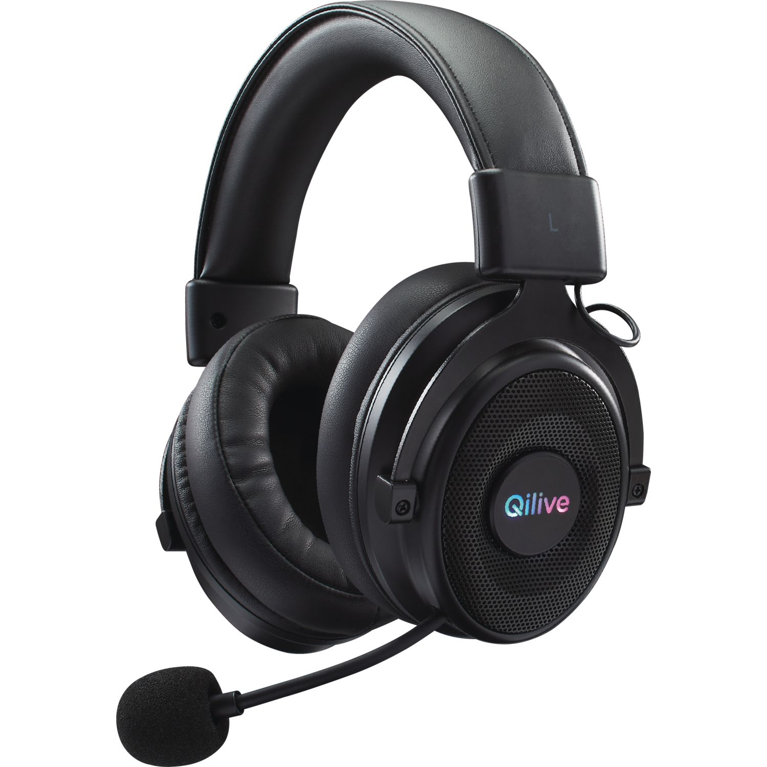 QILIVE Casque Gaming sans fils Q.3406 - Noir