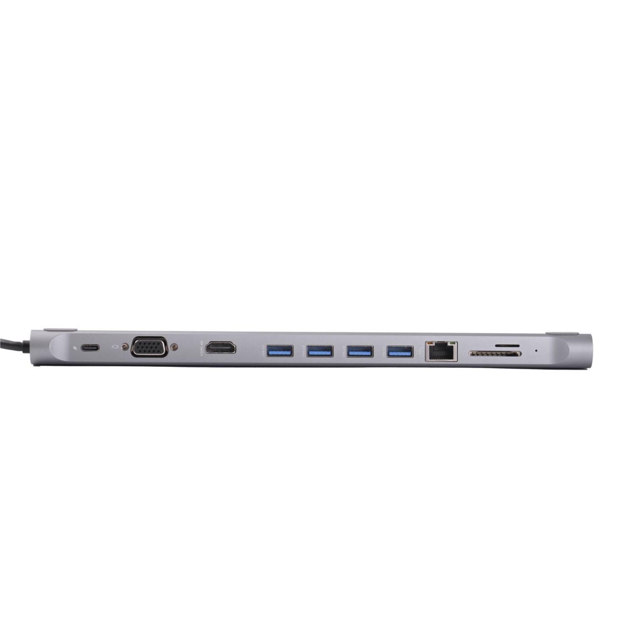 Voir la diapositive 3 : QILIVE Hub USB-C 10 en 1 Q.3439 - Gris