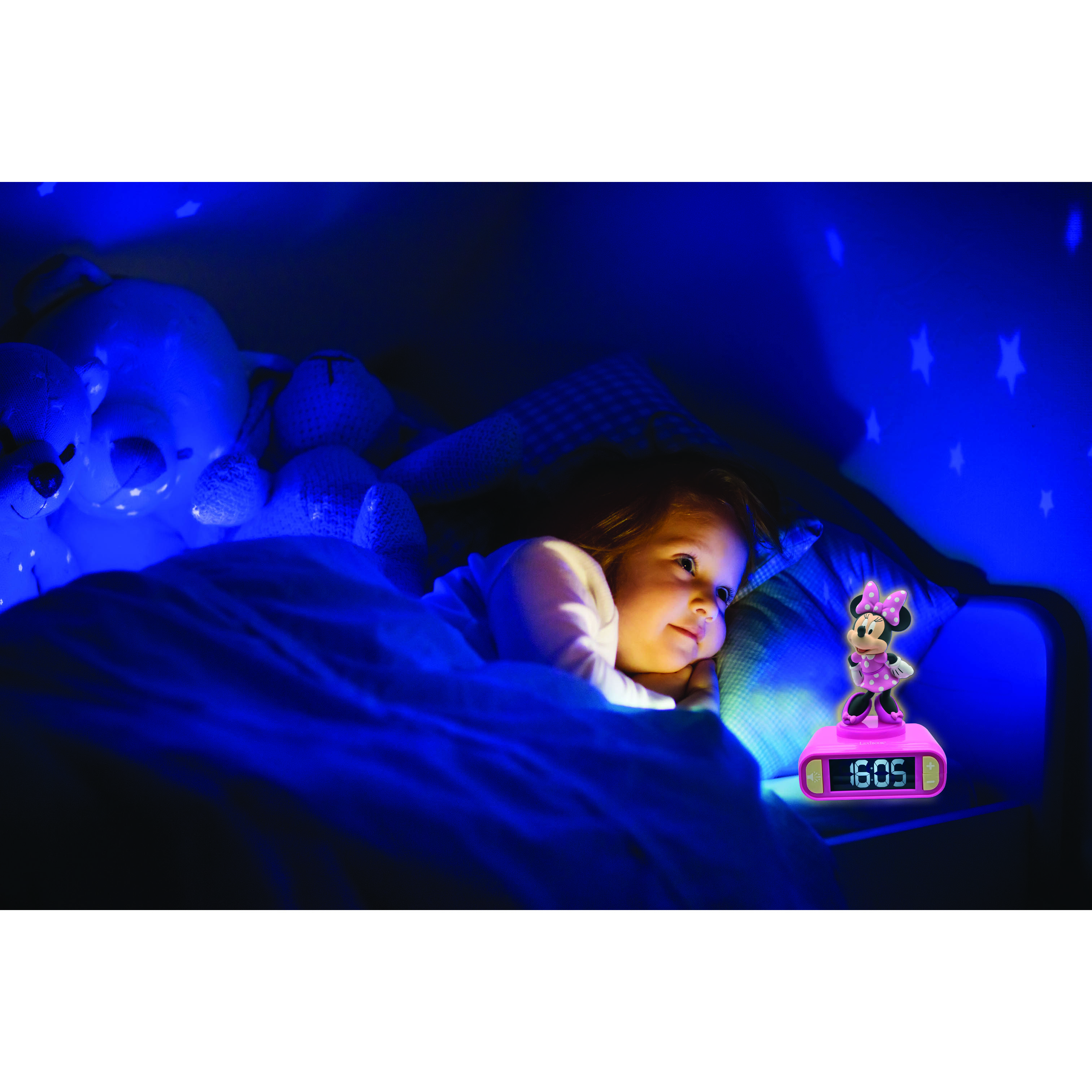 Voir la diapositive 3 : LEXIBOOK Réveil Minnie 3D