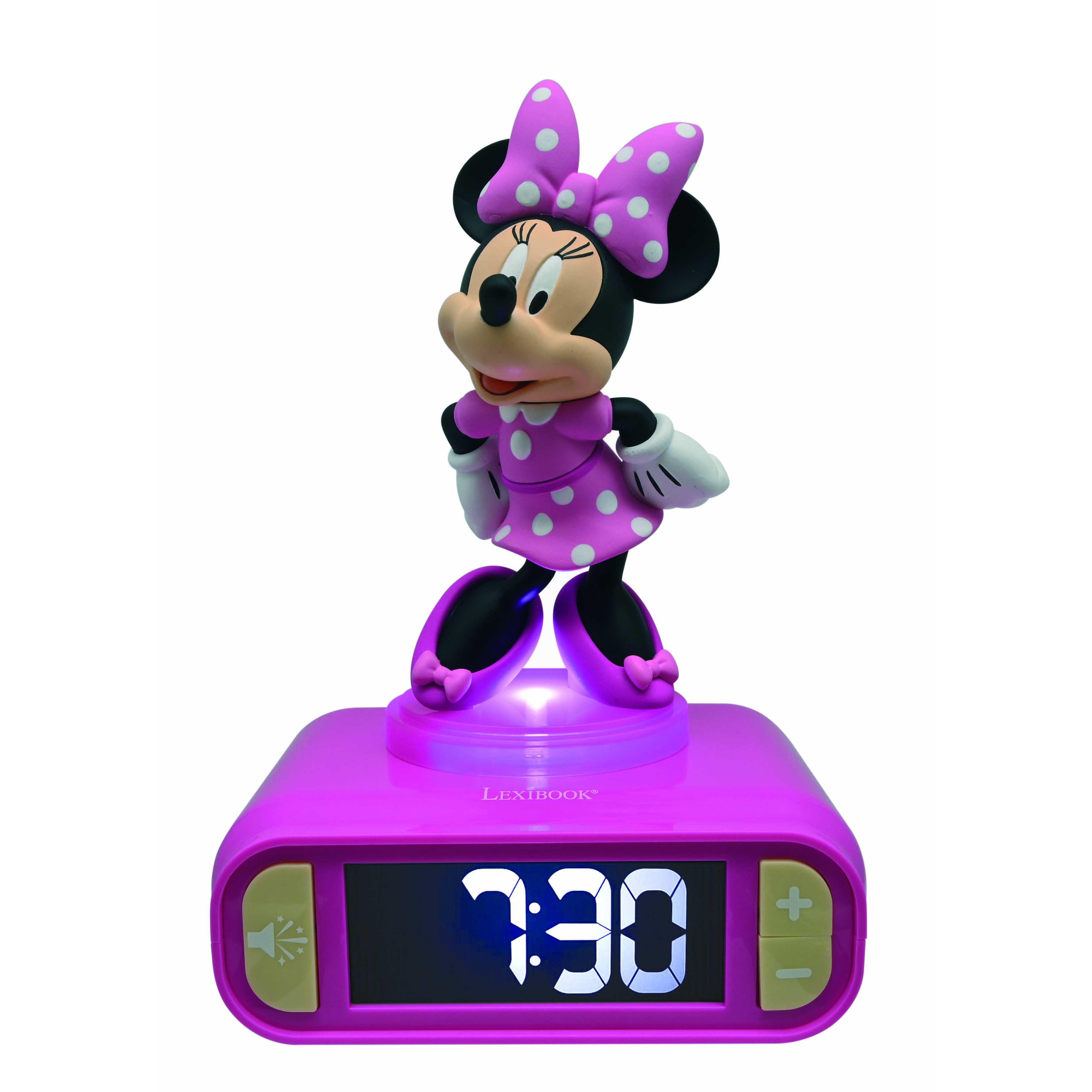 Voir la diapositive 6 : LEXIBOOK Réveil Minnie 3D