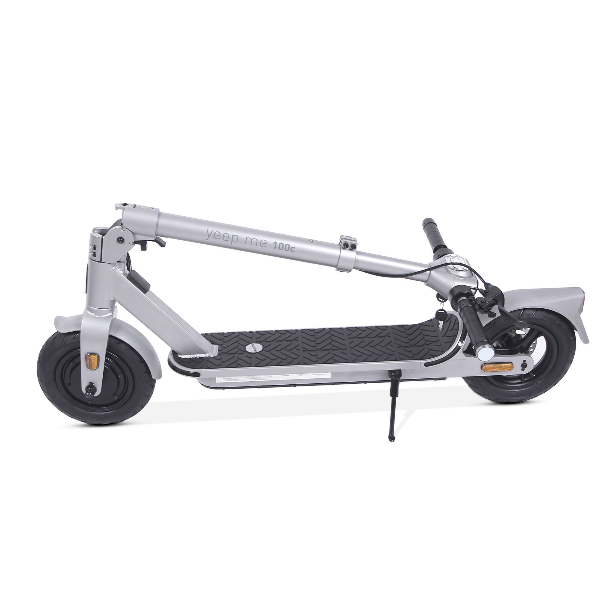 Voir la diapositive 3 : YEEP.ME Trottinette électrique 100 C SIGNATURE - Gris métal