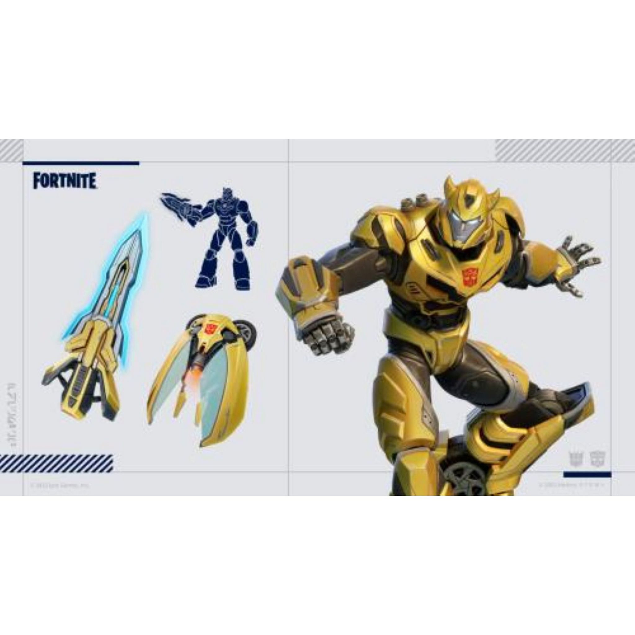 Voir la diapositive 3 : Fortnite - Pack Transformers PS5
