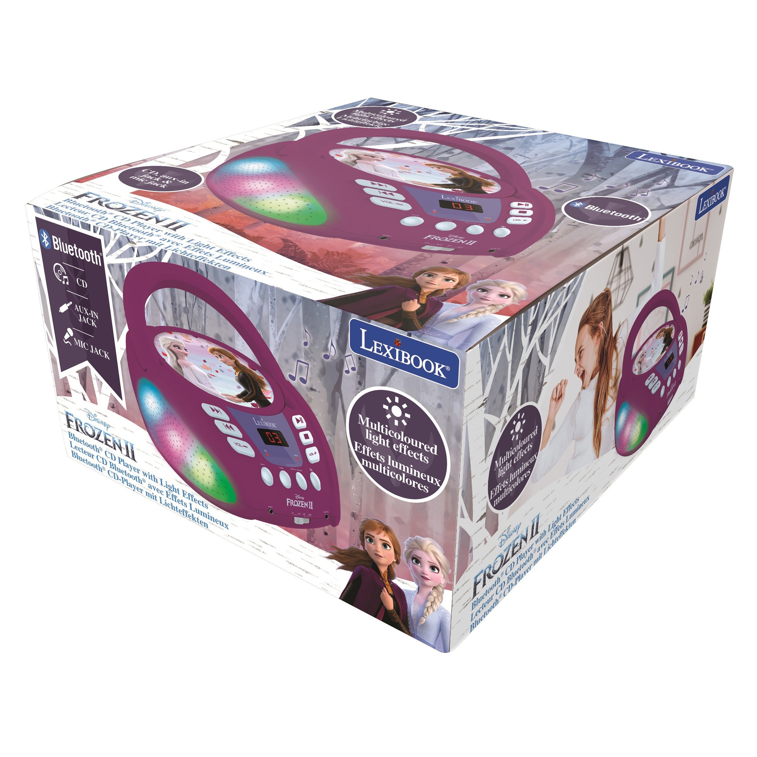 Voir la diapositive 4 : LEXIBOOK Lecteur CD Frozen