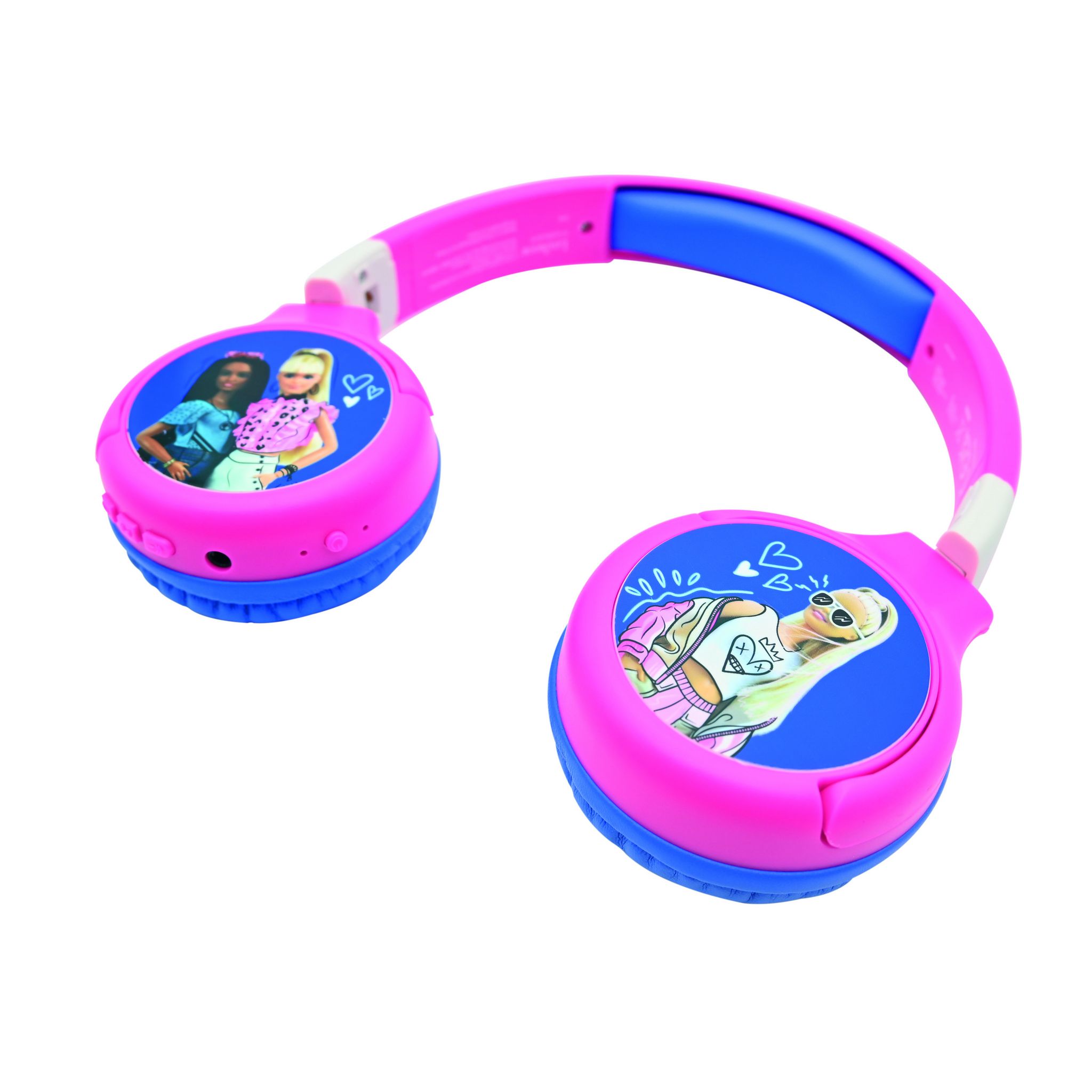 Voir la diapositive 4 : LEXIBOOK Casque Bluetooth Barbie - Rose
