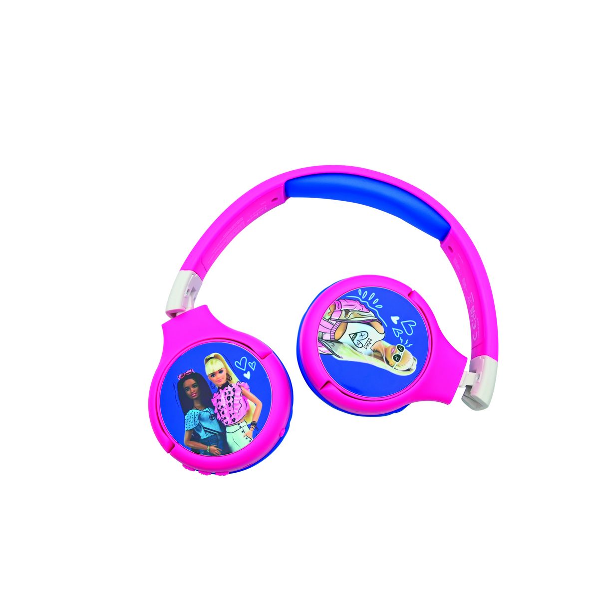 LEXIBOOK Casque Bluetooth Barbie - Rose