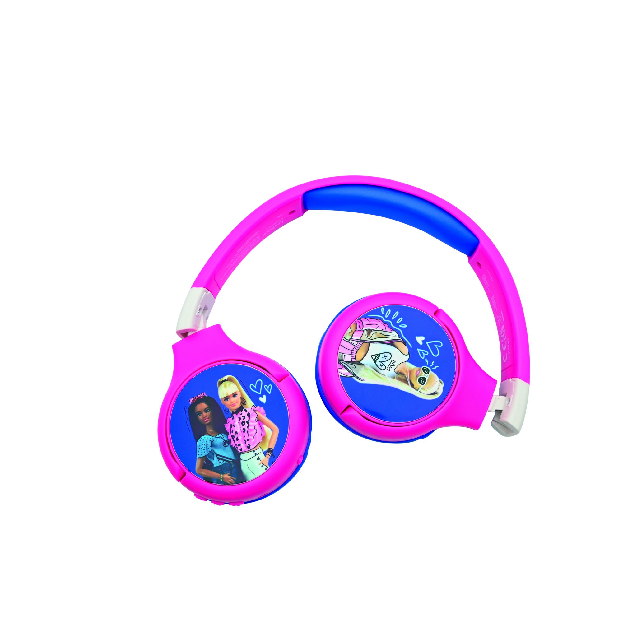 Voir la diapositive 6 : LEXIBOOK Casque Bluetooth Barbie - Rose