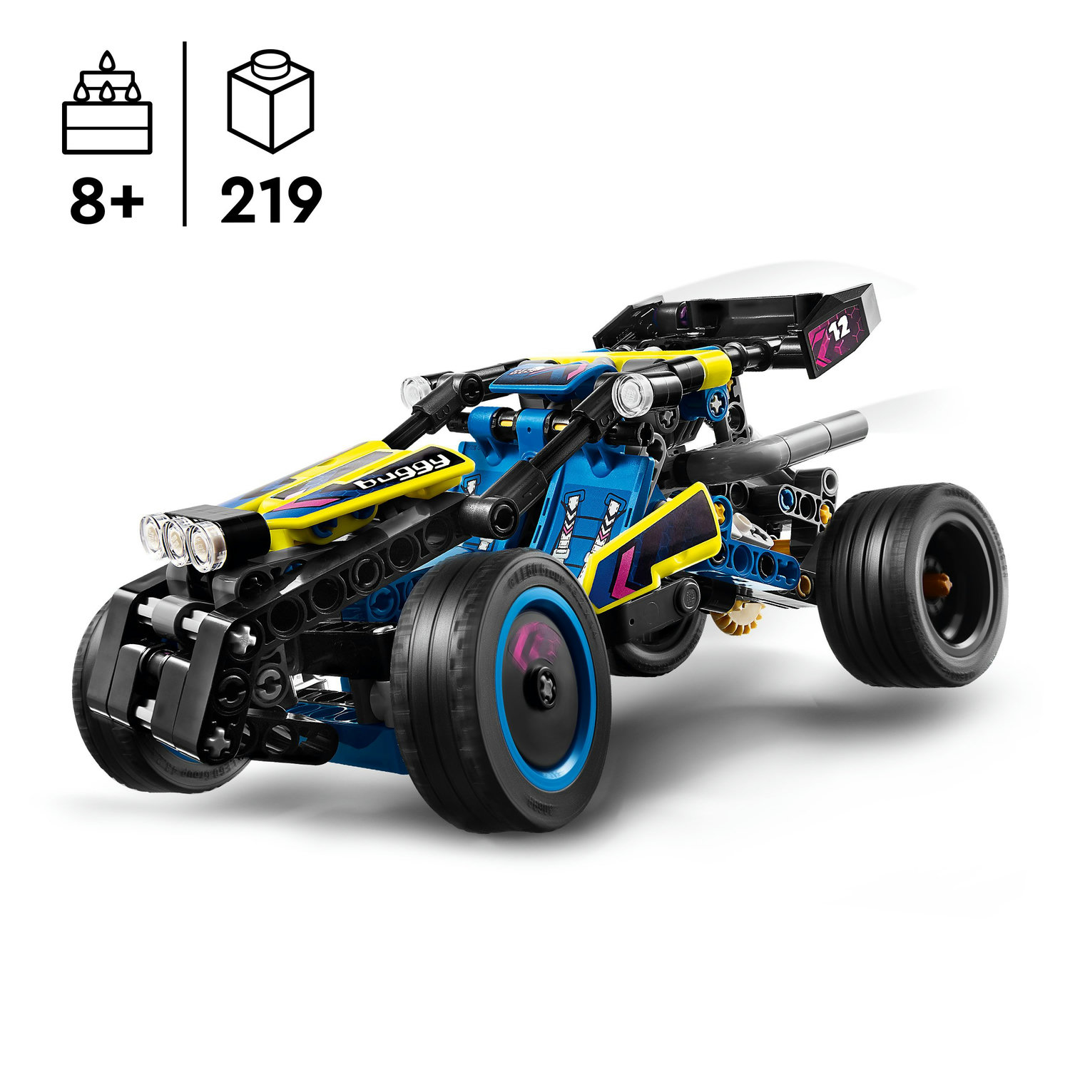 Voir la diapositive 4 : LEGO LEGO 42164 Technic Le Buggy Tout-Terrain de Course, Véhicule de Rallye, Jouet de Construction de Voiture de Course