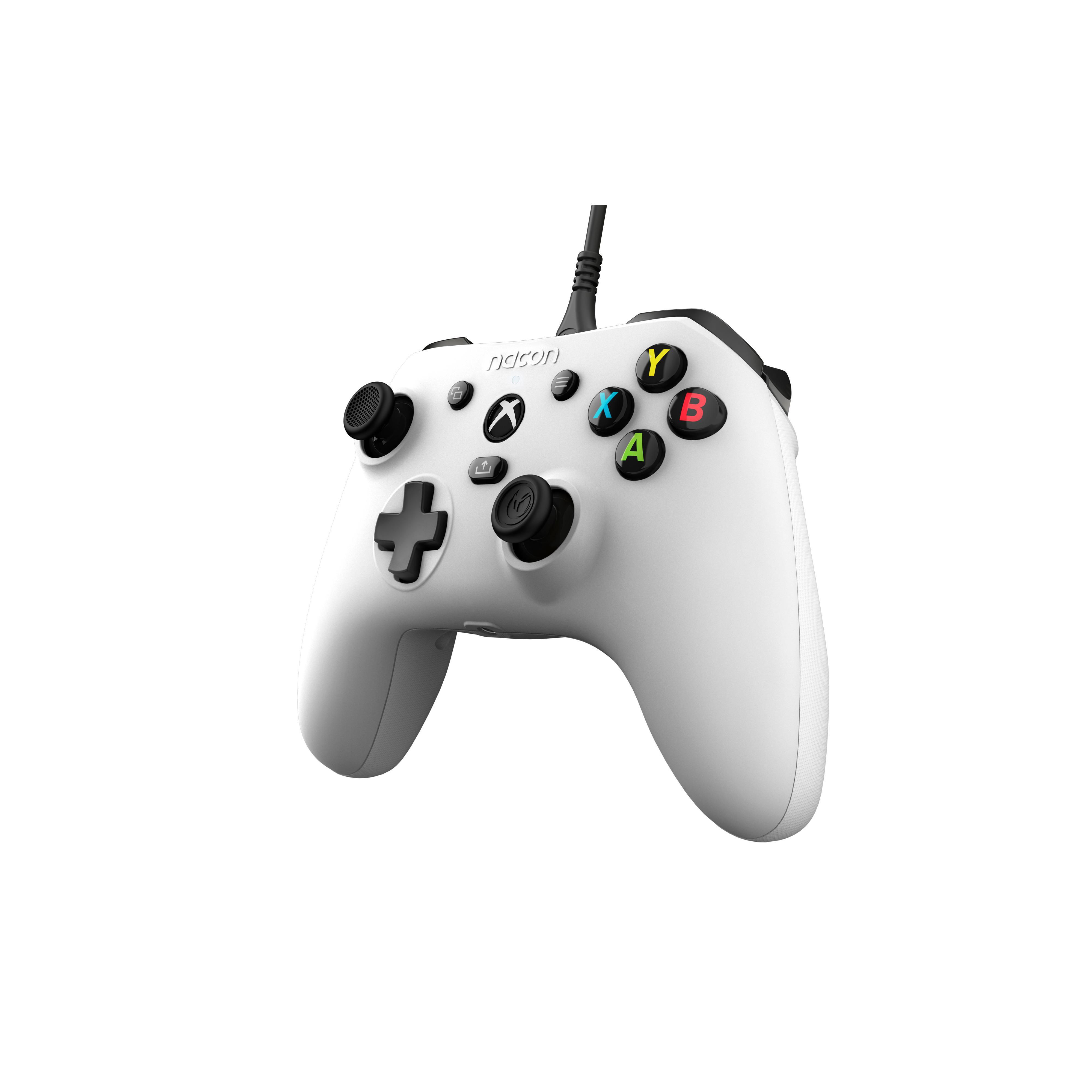 Voir la diapositive 2 : NACON Manette de jeu EVOL-X Blanc USB pour PC, Xbox