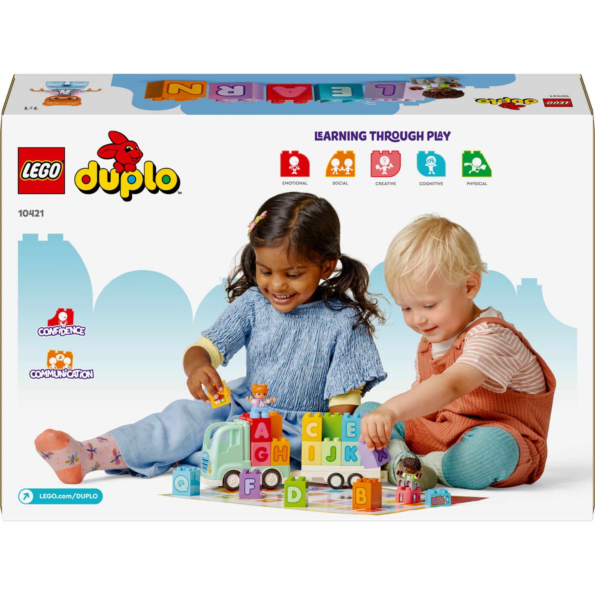 Voir la diapositive 7 : LEGO DUPLO Ma Ville 10421 Le Camion de l'Alphabet, Jouet d'Apprentissage de l'Alphabet pour Enfants Dès 2 Ans