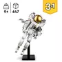 LEGO Creator 3en1 31152 L’Astronaute dans l’Espace, Jouet de Construction avec Chien et Navette Spatiale, Décoration