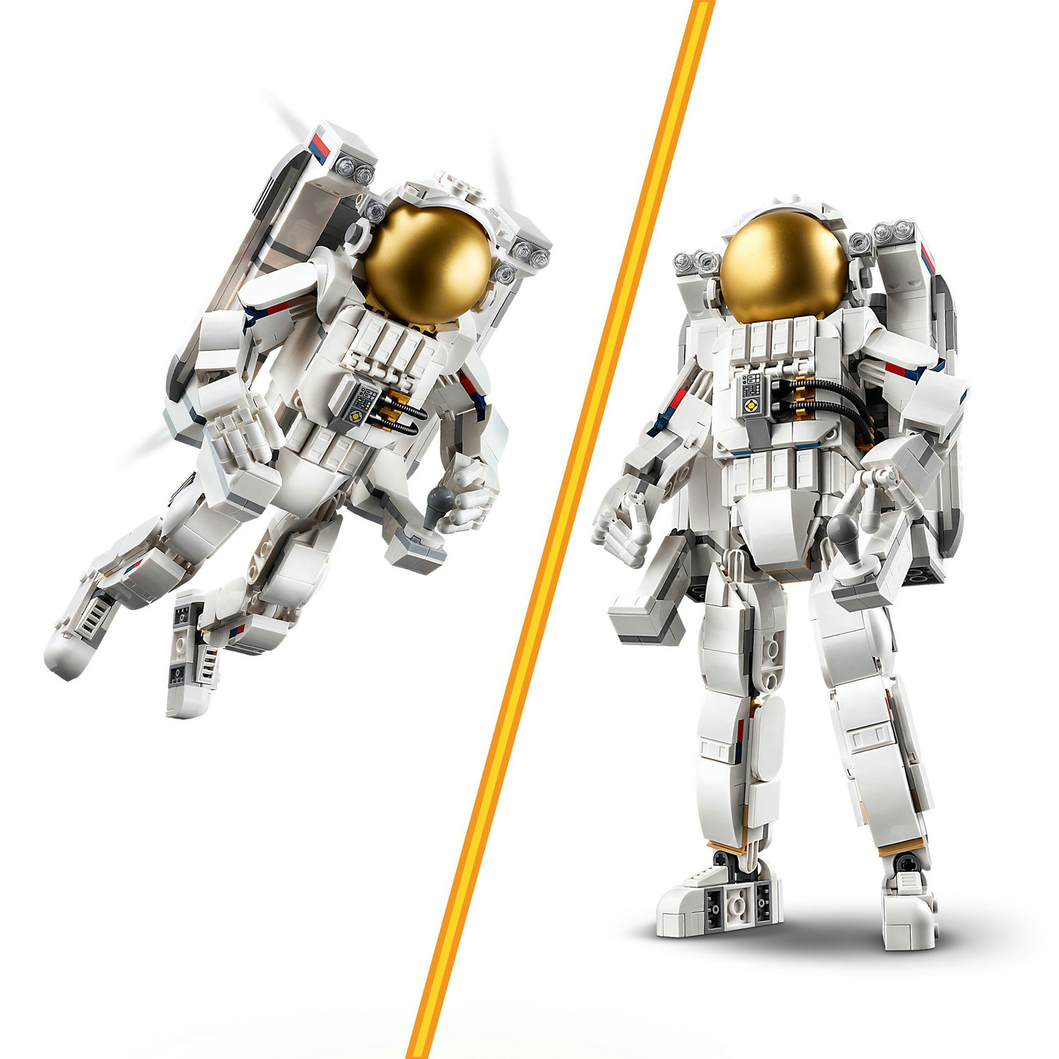 Voir la diapositive 4 : LEGO LEGO Creator 3en1  31152 L’Astronaute dans l’Espace, Jouet de Construction avec Chien et Navette Spatiale, Décoration