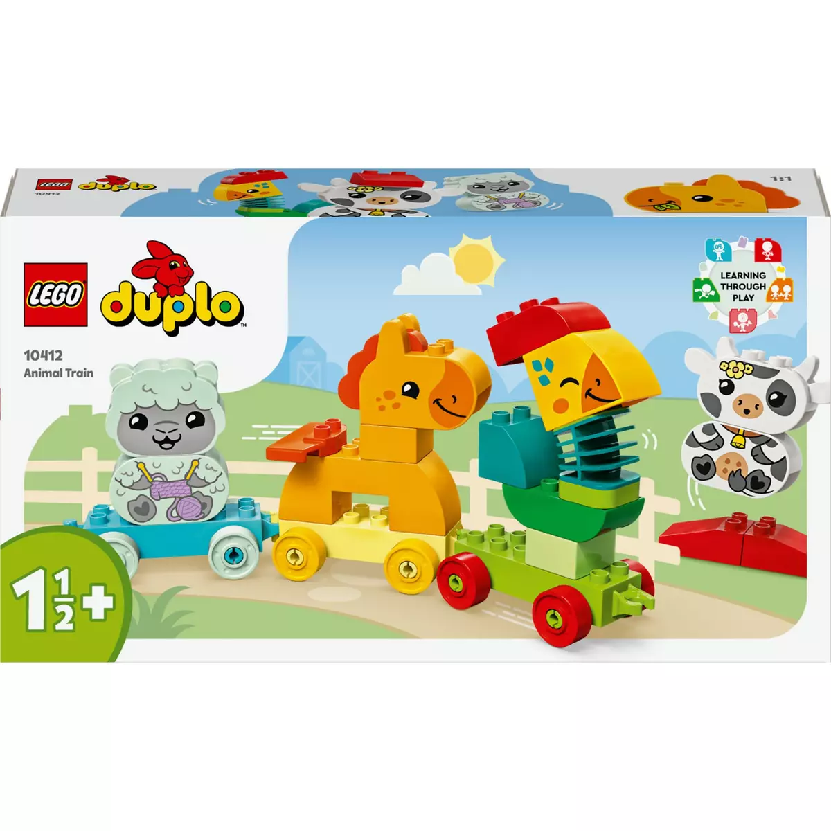 Lego Duplo Le tracteur et les bébé anaux de la ferme
