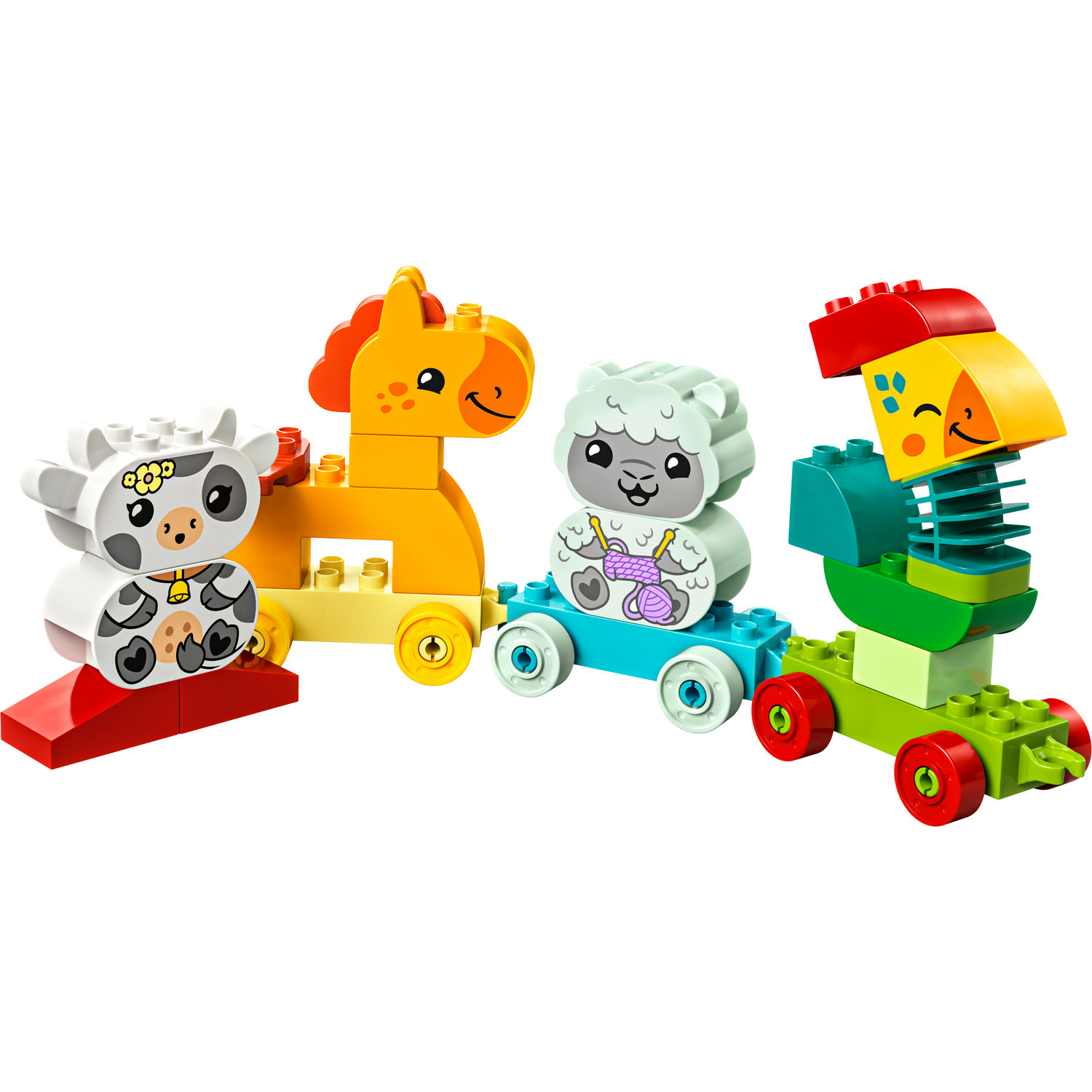 Voir la diapositive 2 : LEGO LEGO DUPLO My First 10412 Le Train des Animaux - Jeu Créatif 1 an - Animaux de la Ferme