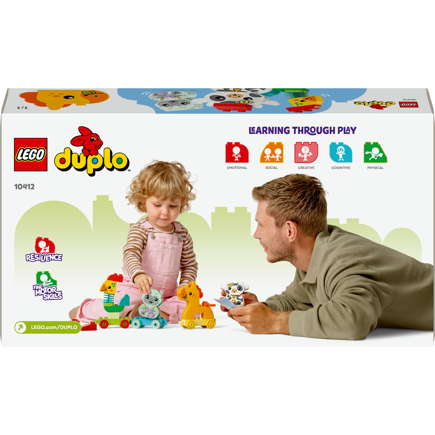 Voir la diapositive 7 : LEGO LEGO DUPLO My First 10412 Le Train des Animaux - Jeu Créatif 1 an - Animaux de la Ferme
