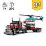 Voir la diapositive 4 : LEGO Creator 3en1 31146 Le Camion Remorque avec Hélicoptère, Jouet d'Hélicoptère et Camion, Avion et Camion-Citerne