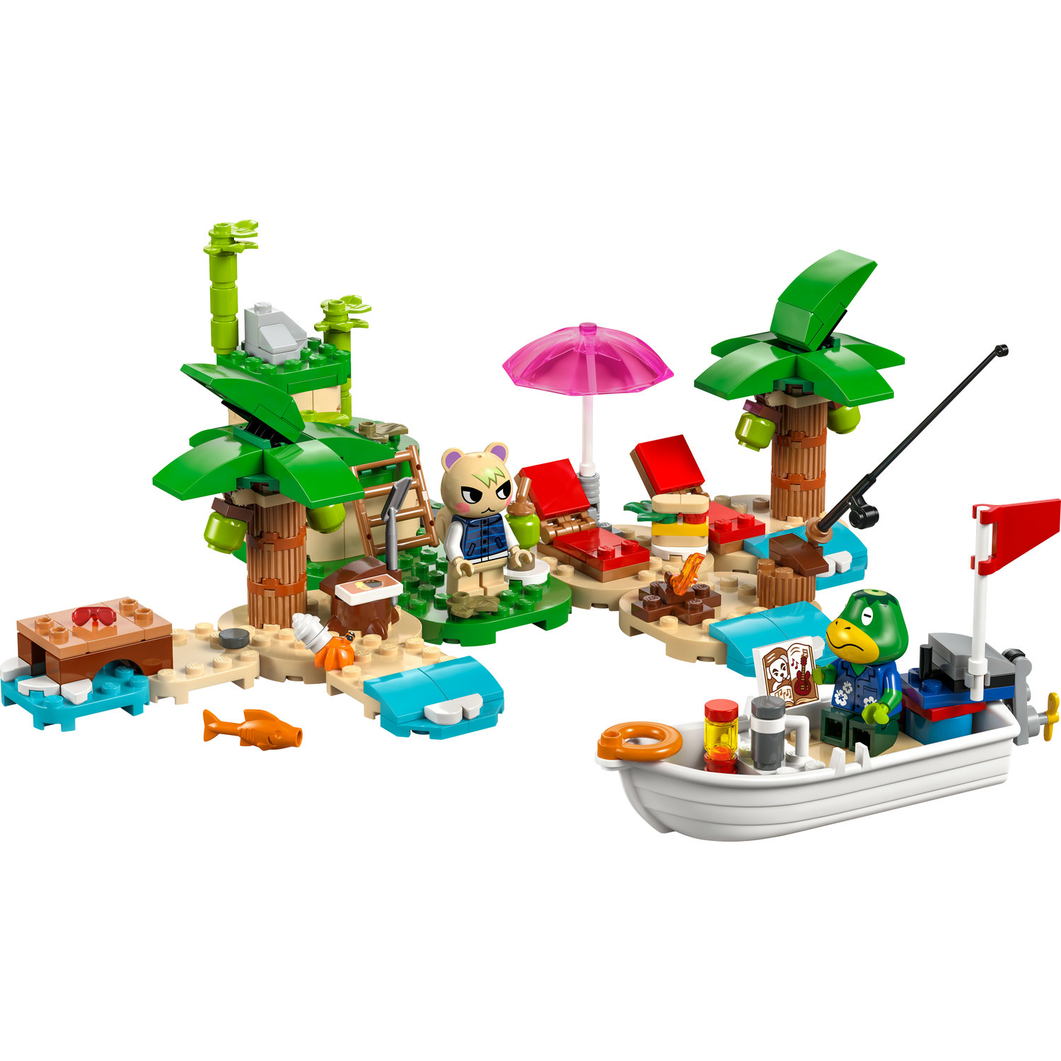 Voir la diapositive 2 : LEGO LEGO Animal Crossing 77048 Excursion Maritime d'Amiral, Jouet Créatif pour Enfants