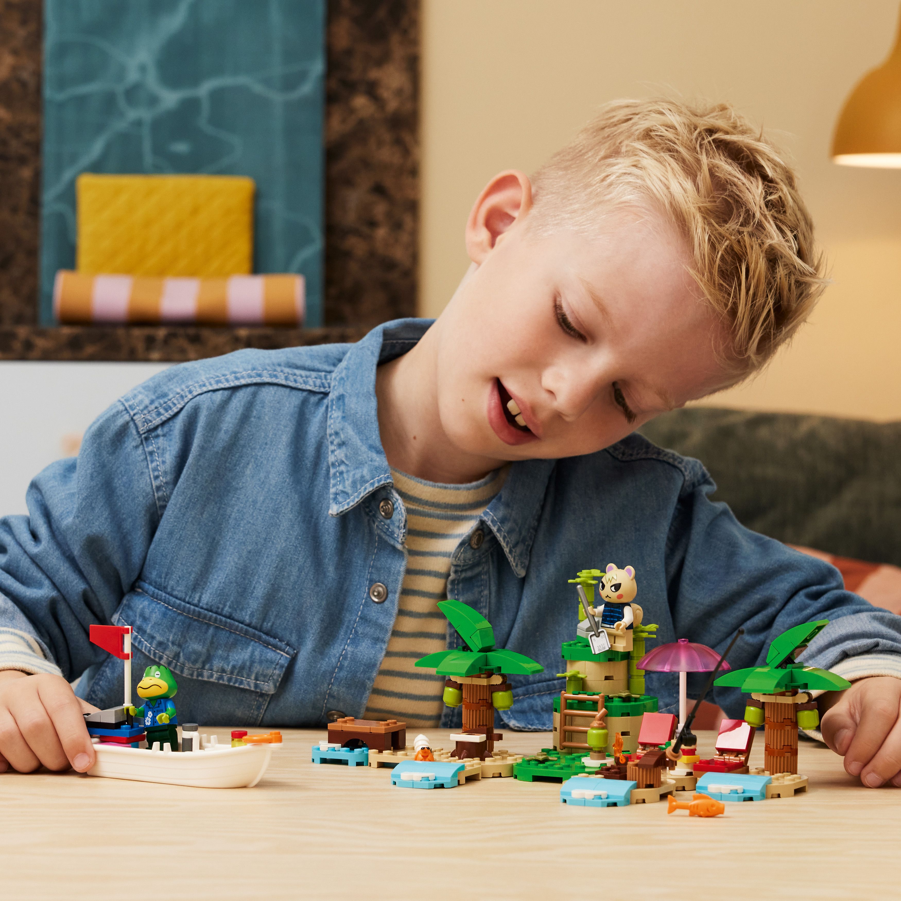 Voir la diapositive 3 : LEGO LEGO Animal Crossing 77048 Excursion Maritime d'Amiral, Jouet Créatif pour Enfants