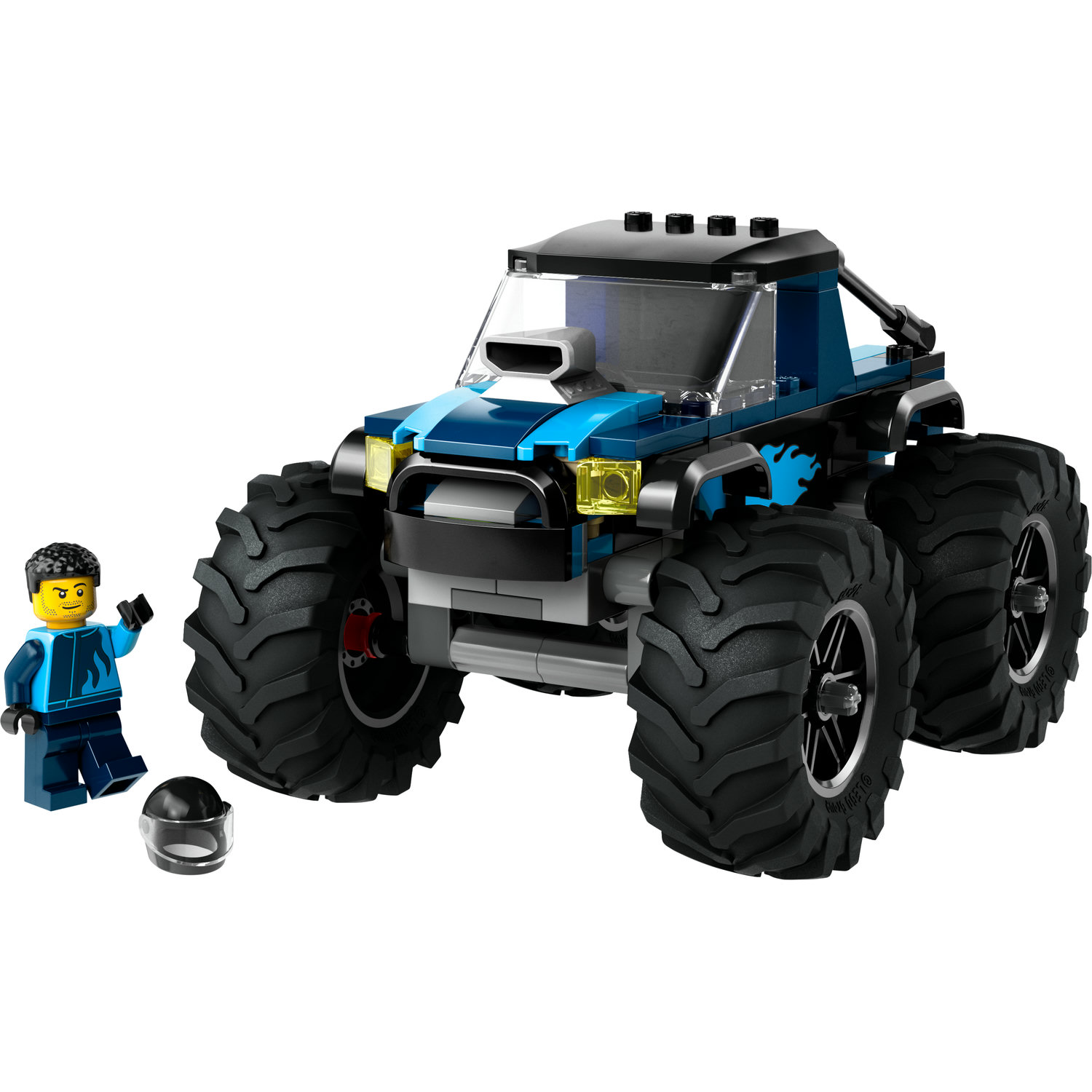 Voir la diapositive 2 : LEGO City 60402 - Le Monster Truck bleu