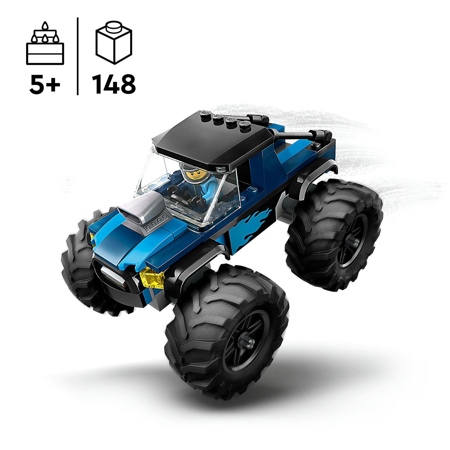Voir la diapositive 3 : LEGO City 60402 - Le Monster Truck bleu