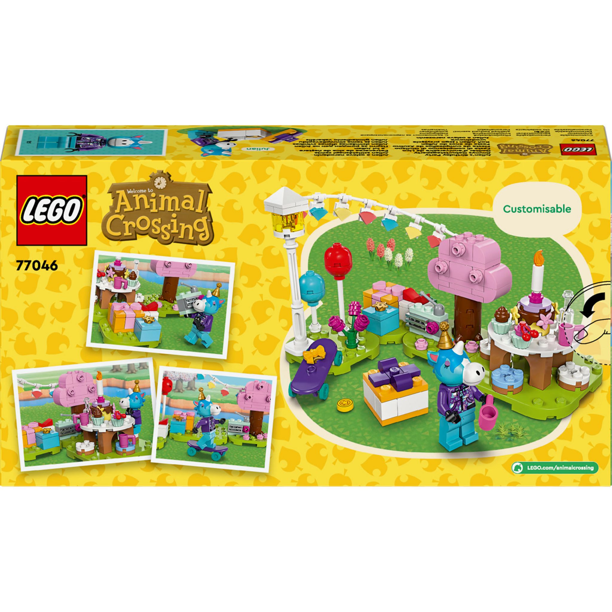 Voir la diapositive 4 : LEGO LEGO Animal Crossing 77046 Goûter d'Anniversaire de Lico, Jouet de Construction Créatif