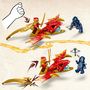 Voir la diapositive 4 : LEGO NINJAGO 71801 L'Attaque du Dragon Rebelle de Kai, Jouet Ninja de Dragon et Figurines incluant Kai avec Mini-Katana