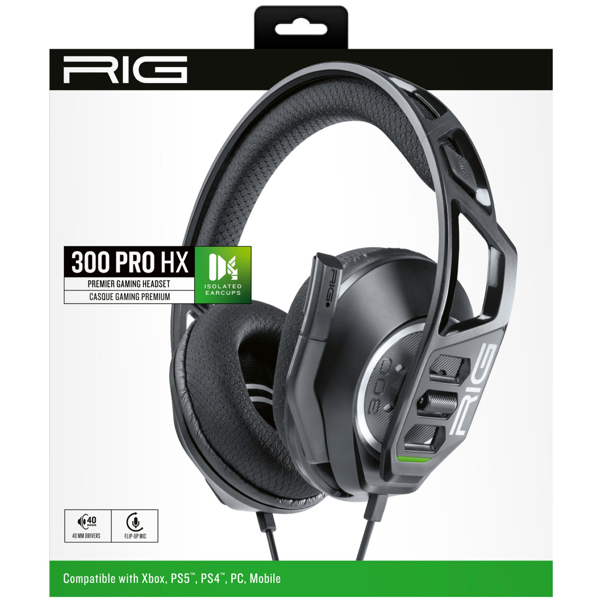 Voir la diapositive 2 : Casque Premium Gaming Filaire Noir Xbox Series / Xbox One