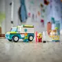 LEGO City 60403 L’Ambulance de Secours et le Snowboardeur, Jeu Enfants avec Jouet de Véhicule Médical et Minifigurines