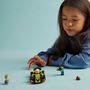 Voir la diapositive 7 : LEGO City 60399 La Voiture de Course Verte, Jouet pour Garçons et Filles Dès 4 Ans, avec Photographe et Pilote