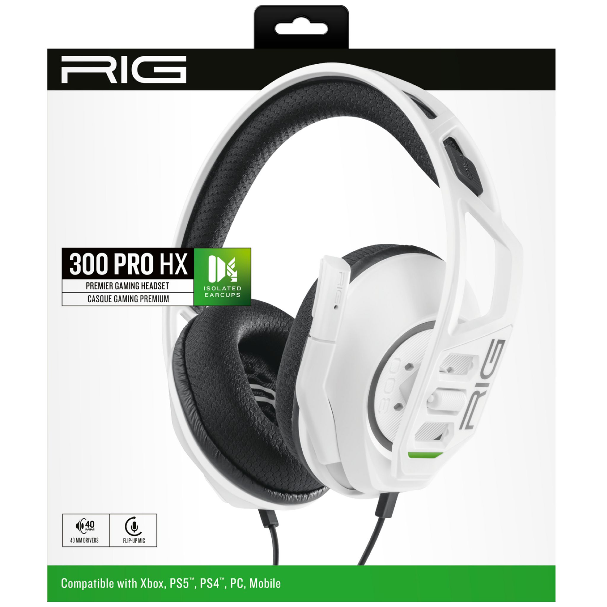 Voir la diapositive 2 : Casque Premium Gaming Filaire 300 Pro HX Blanc Xbox Series / Xbox One