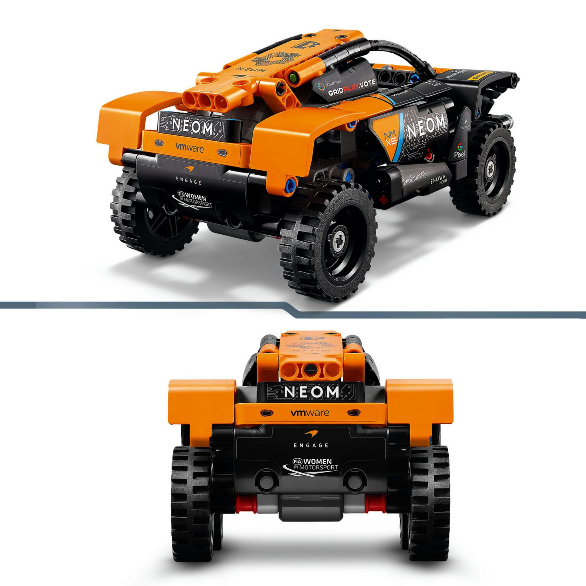 Voir la diapositive 4 : LEGO Technic 42166 NEOM McLaren Extreme E Race Car, Jouet de Voiture à Rétrofriction pour Enfants, à Construire