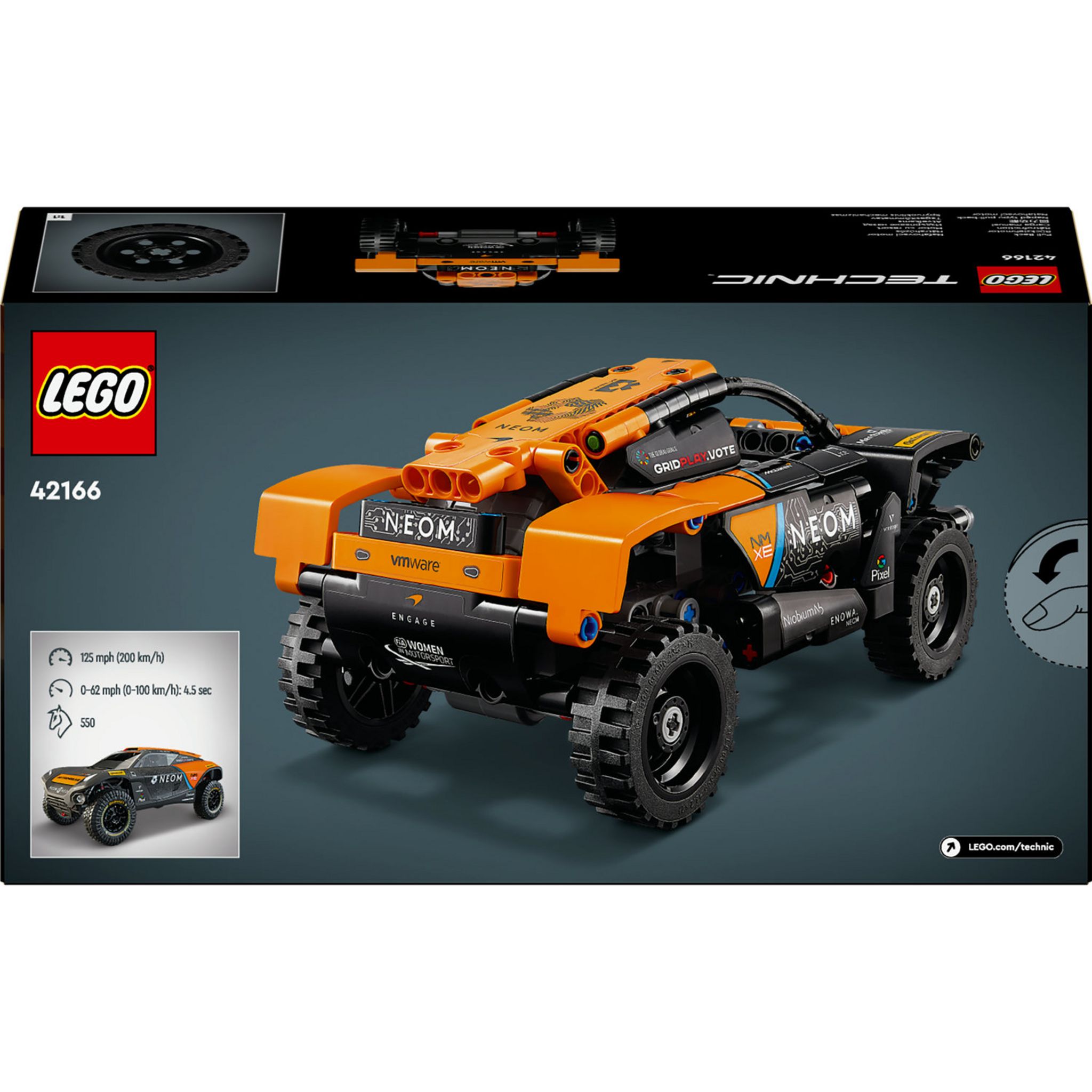 Voir la diapositive 8 : LEGO Technic 42166 NEOM McLaren Extreme E Race Car, Jouet de Voiture à Rétrofriction pour Enfants, à Construire
