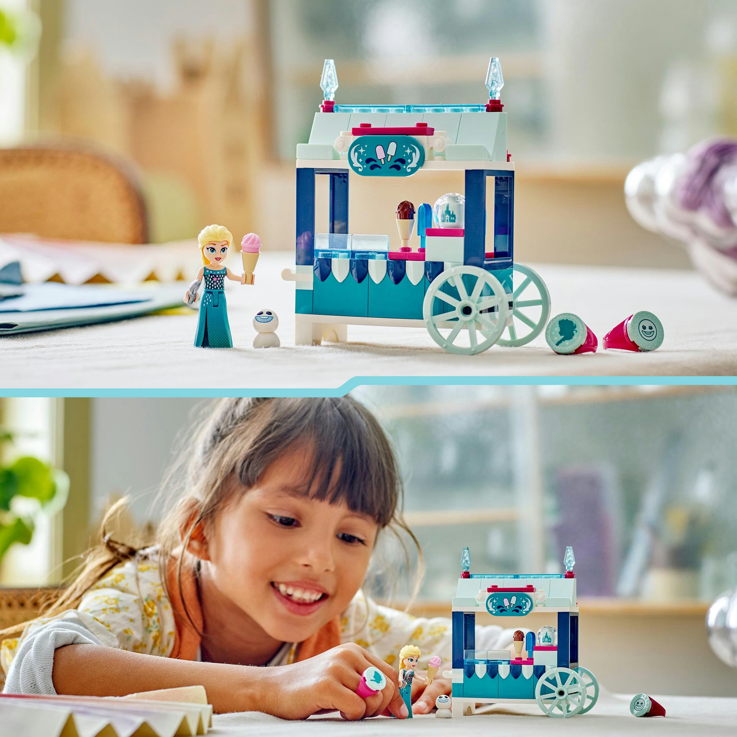 Voir la diapositive 6 : LEGO Disney Princess 43234 Les Délices Glacés d'Elsa, Jouet avec Mini Poupée Elsa de La Reine des Neiges
