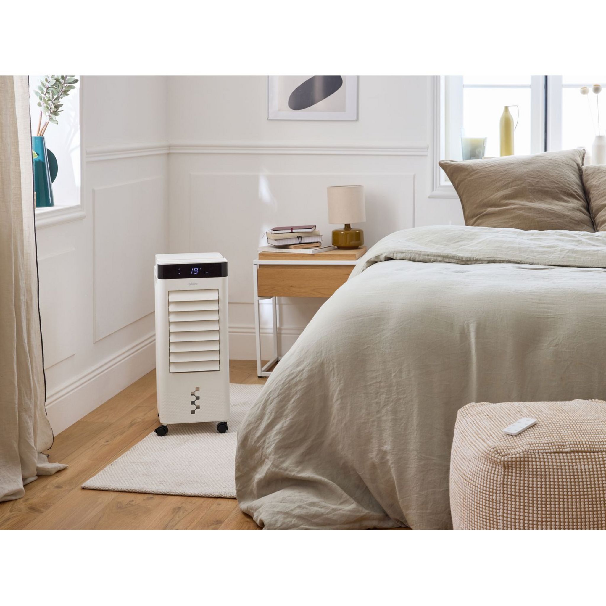 Voir la diapositive 4 : QILIVE Rafraichisseur d'air Q.6919 - Blanc