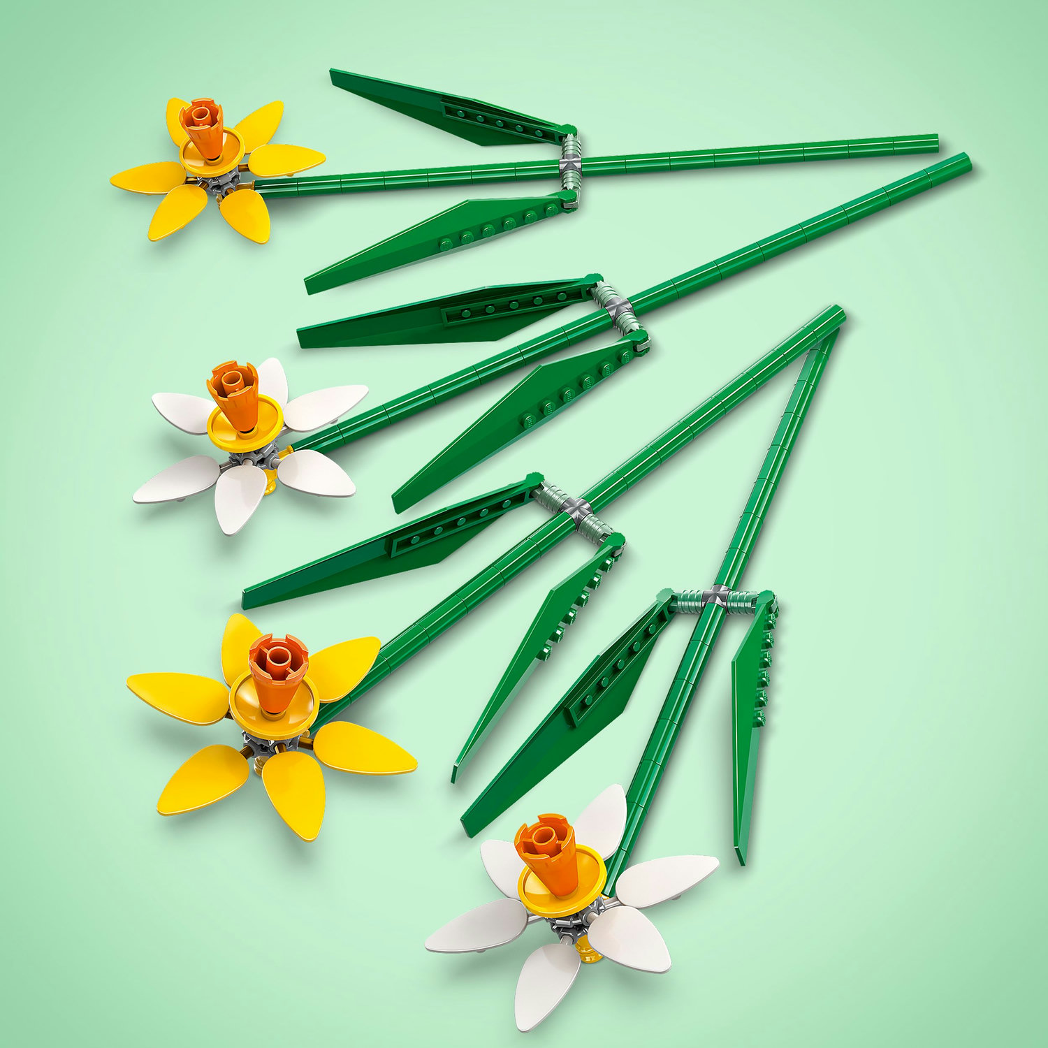 Voir la diapositive 5 : LEGO Creator 40747 Les Jonquilles, Kit de Construction de Fleurs Artificielles, Cadeau pour Adolescentes et Enfants