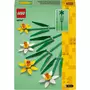 LEGO Creator 40747 Les Jonquilles, Kit de Construction de Fleurs Artificielles, Cadeau pour Adolescentes et Enfants