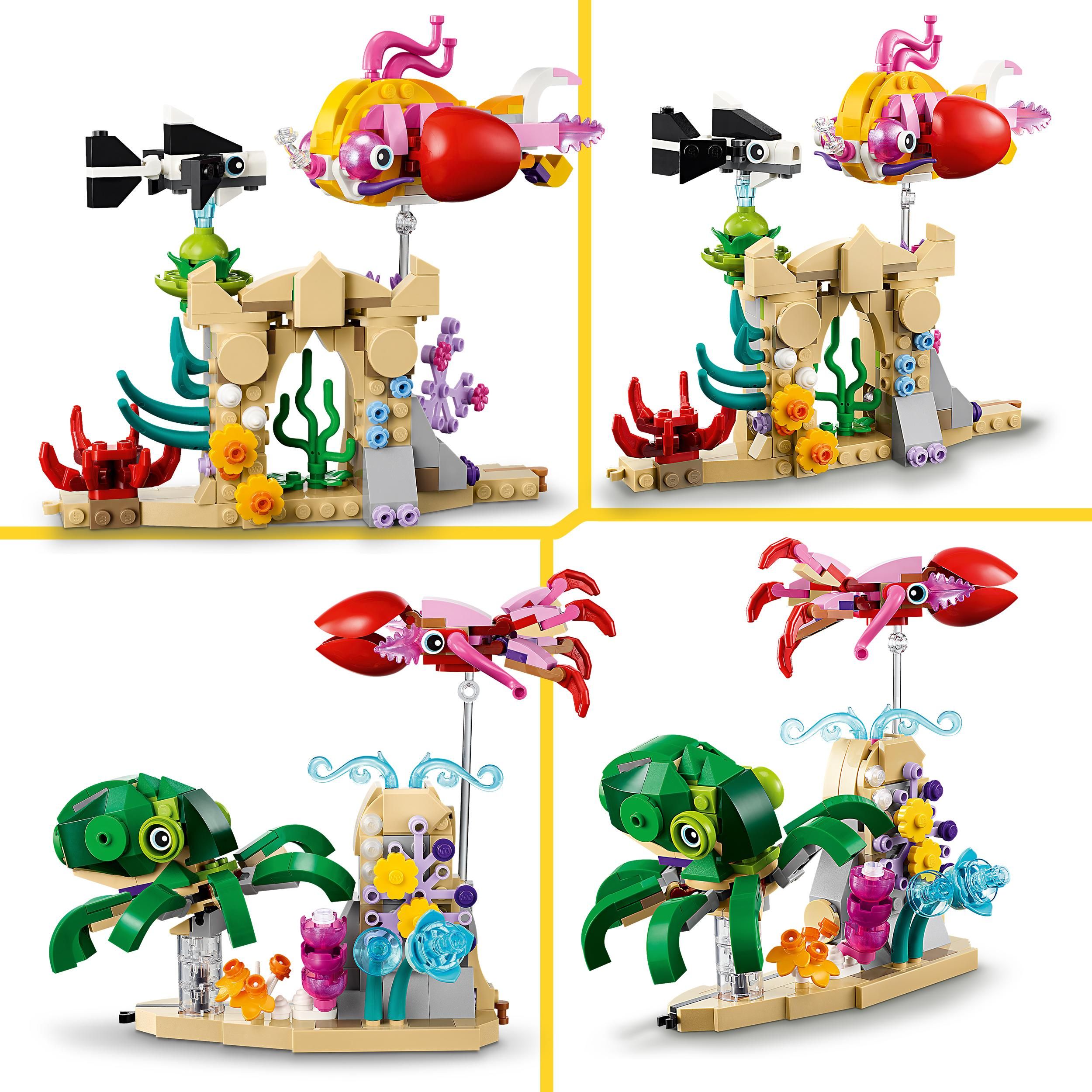 Voir la diapositive 4 : LEGO Creator 31158 - Les Animaux Marins 3 en 1