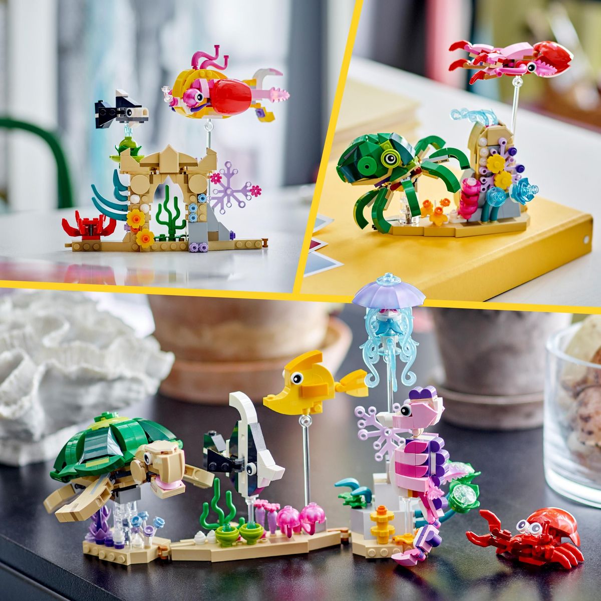 LEGO Creator 31158 - Les Animaux Marins 3 en 1