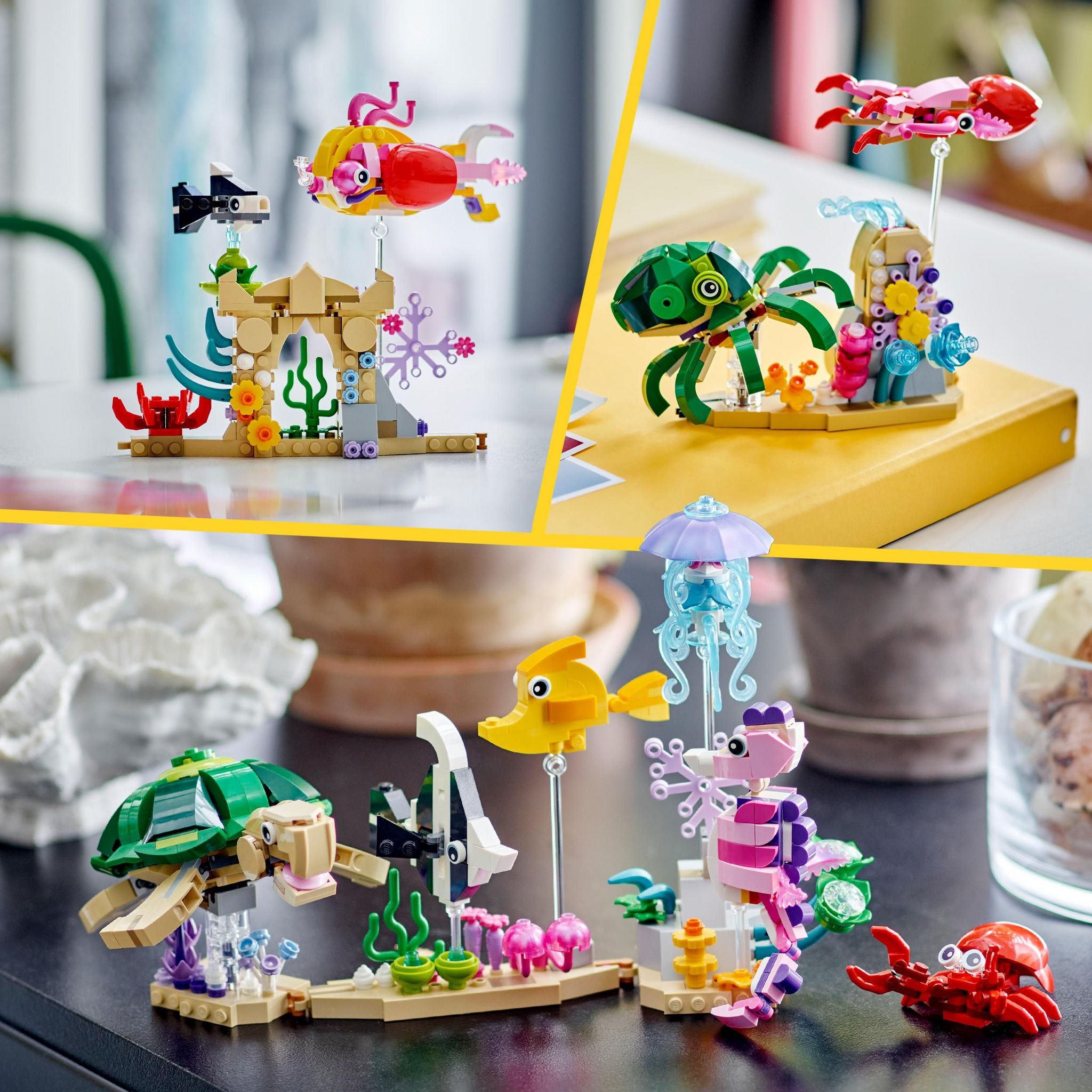 Voir la diapositive 5 : LEGO Creator 31158 - Les Animaux Marins 3 en 1