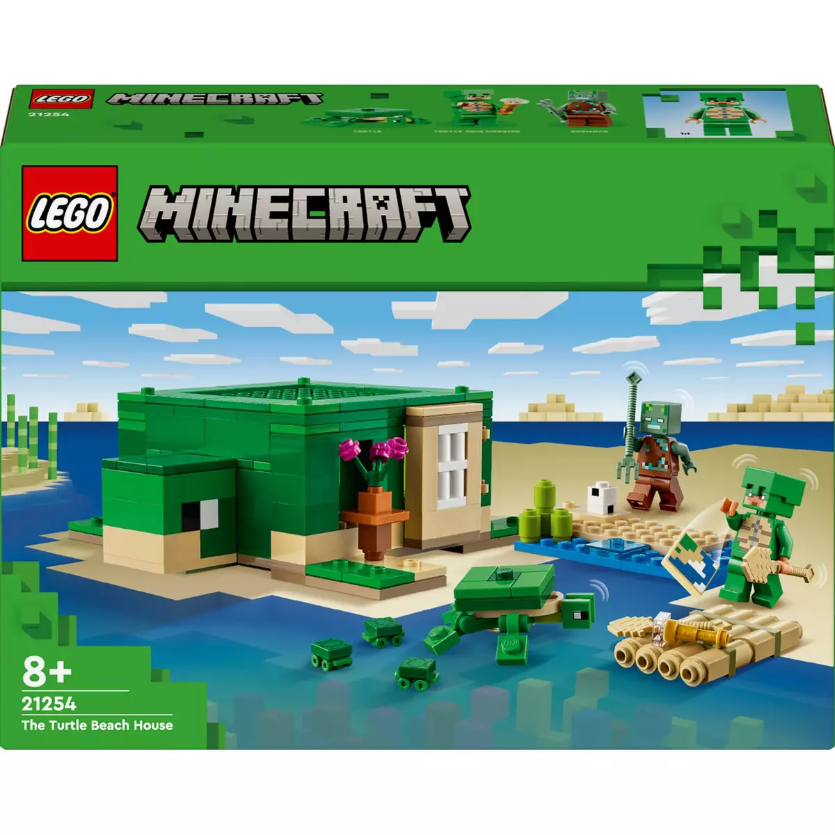 LEGO Minecraft 21254 La Maison de la Plage de la Tortue, Jouet