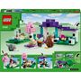 Voir la diapositive 7 : LEGO Minecraft 21253 Le Sanctuaire Animalier, Jouet de Biome Plaine, Minifigurines de Personnages et Figurines d'Animaux