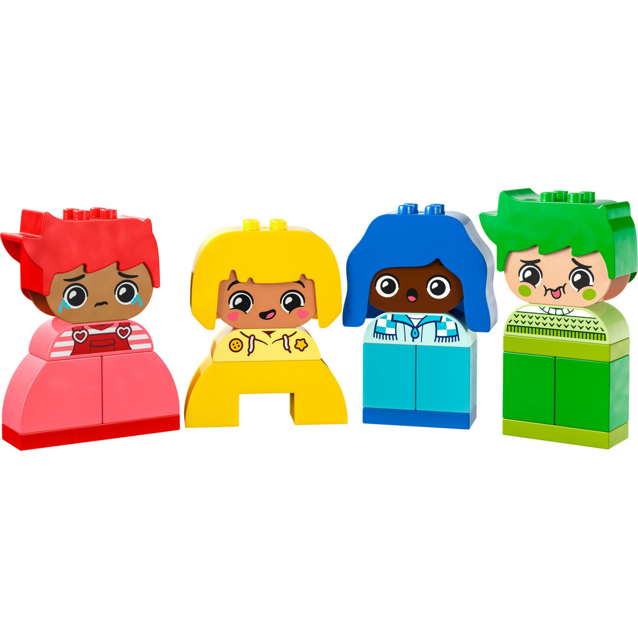Voir la diapositive 2 : LEGO DUPLO My First 10415 Fortes Émotions et Grands Sentiments, Jouet pour Bébés, 23 Briques Colorées et 4 Personnages