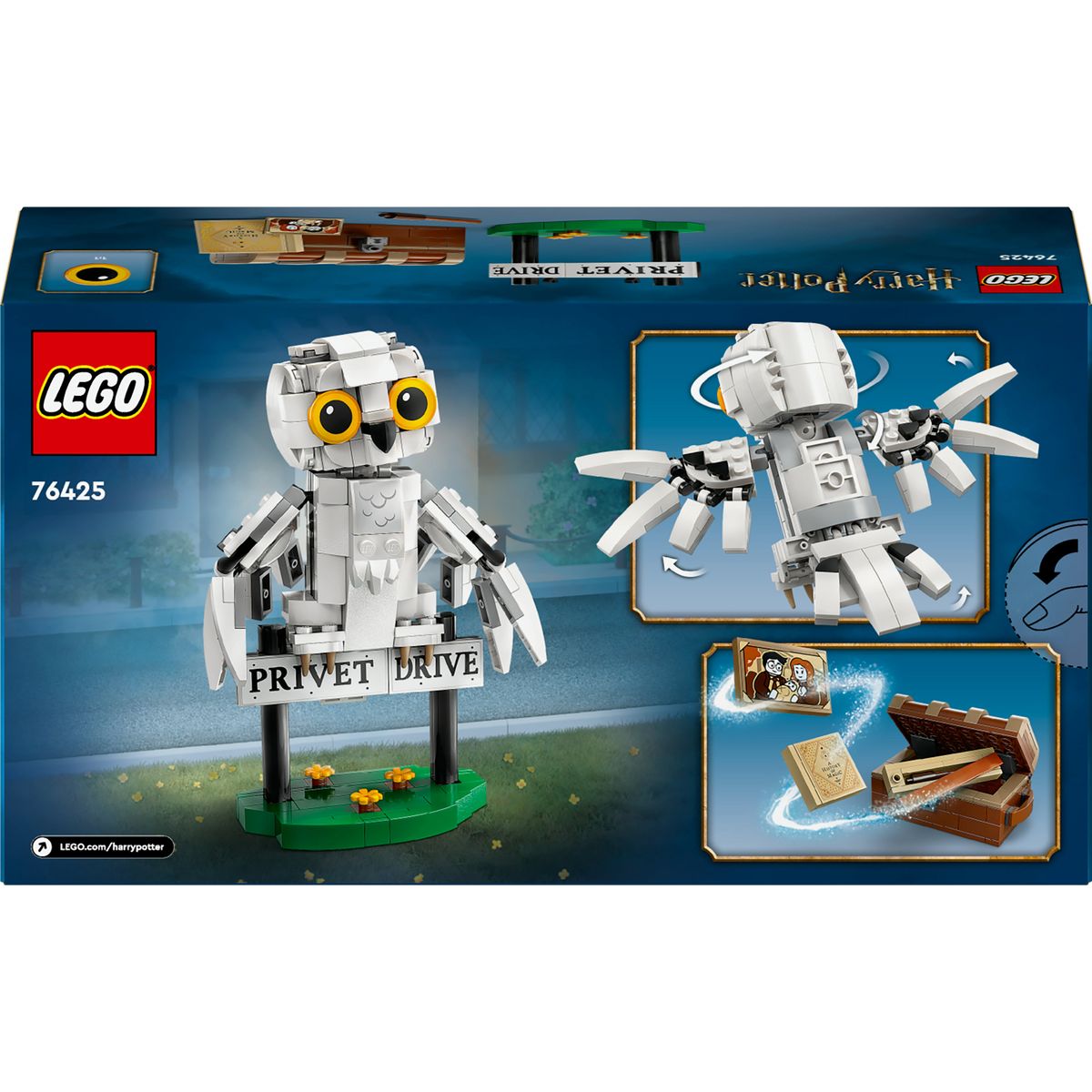 LEGO LEGO Harry Potter 76425 Hedwige au 4 Privet Drive, Jouet de Construction pour Enfants
